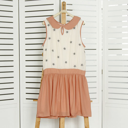 特价夏季雪纺可爱少女系学生气质连衣裙短裙背心裙小个子淑女