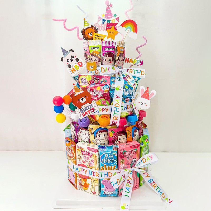 小红书同款儿童生日零食蛋糕材料