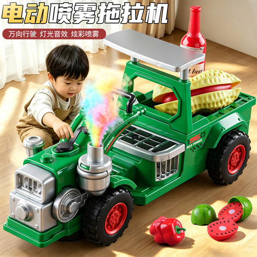 大号工程车玩具拖拉机模型男孩