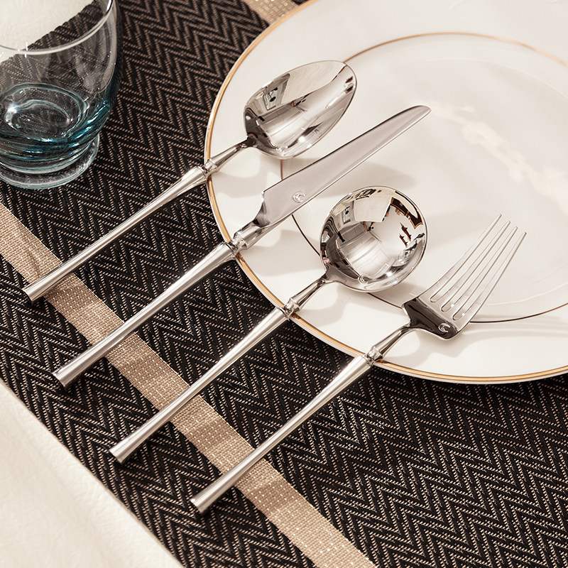 摩登主妇小蛮腰不锈钢牛排刀叉餐具套装家用创意西餐勺吃牛扒叉子,餐饮具,西餐餐具套装,淘宝优惠券,粉丝福利购,淘宝优惠卷