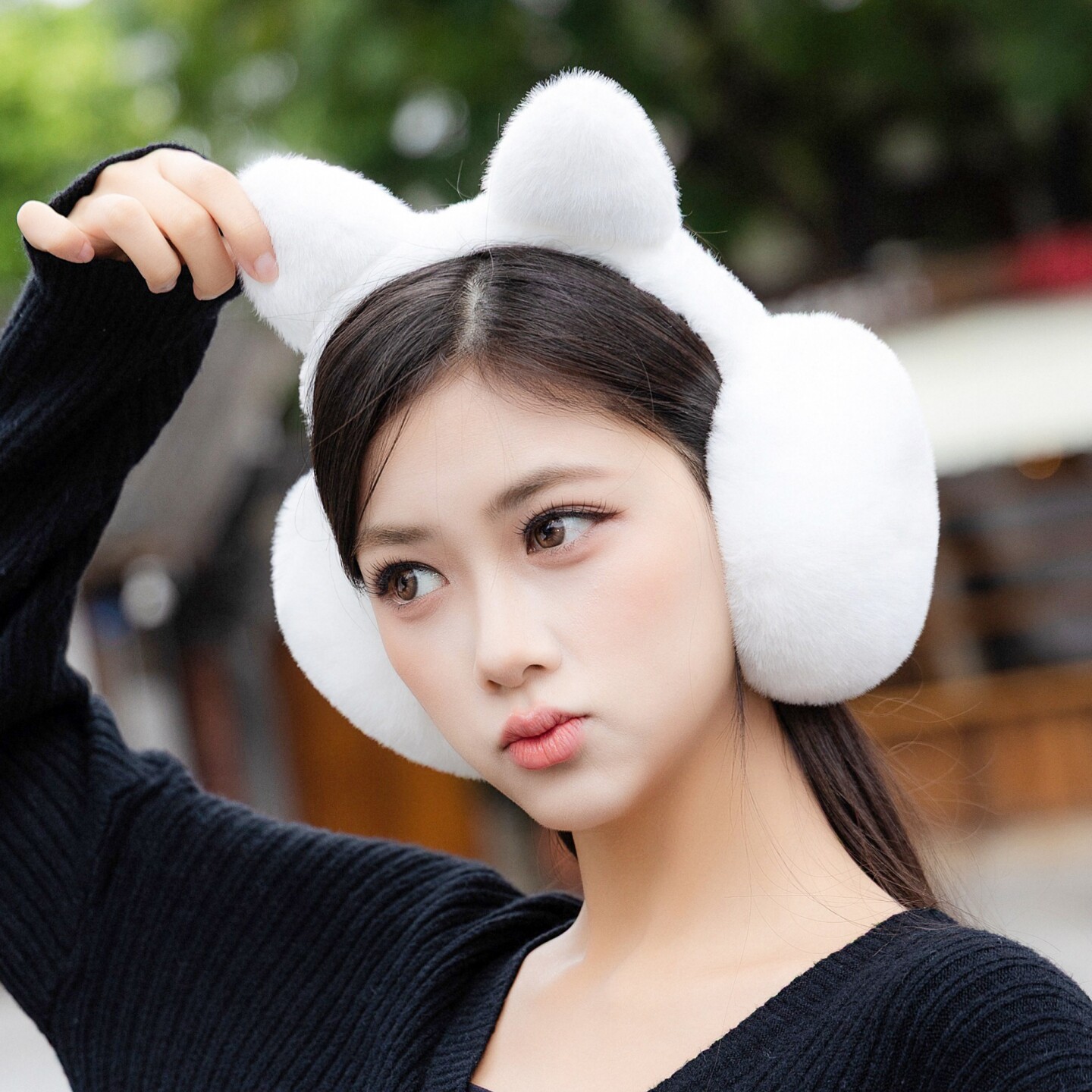 猫耳朵耳罩女冬季保暖可爱学生耳暖防风耳捂子耳包耳帽护耳