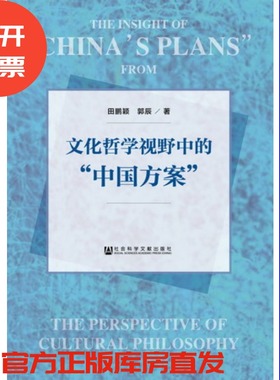现货 官方正版 文化哲学视野中的“中国方案” 田鹏颖 郭辰 著  社会科学文献出版社 201712