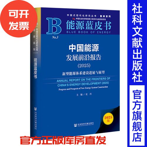 能源蓝皮书：中国能源发展前沿报告（2025）：新型能源体系建设进展与展望 史丹 主编 社会科学文献出版社