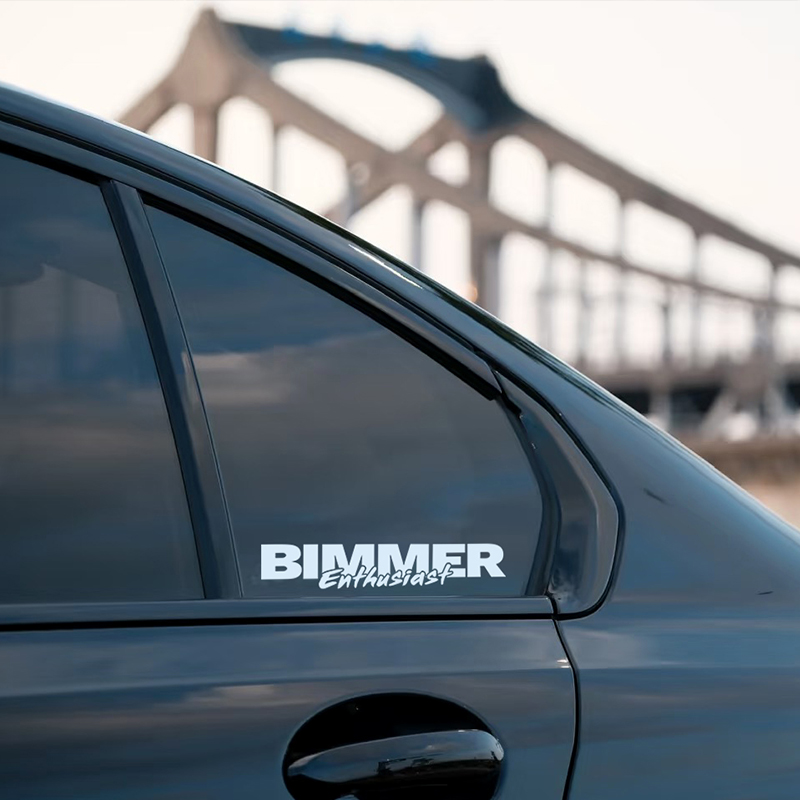 适用于宝马BIMMER玻璃车尾贴纸