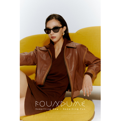 foundume阔形通勤百搭短款