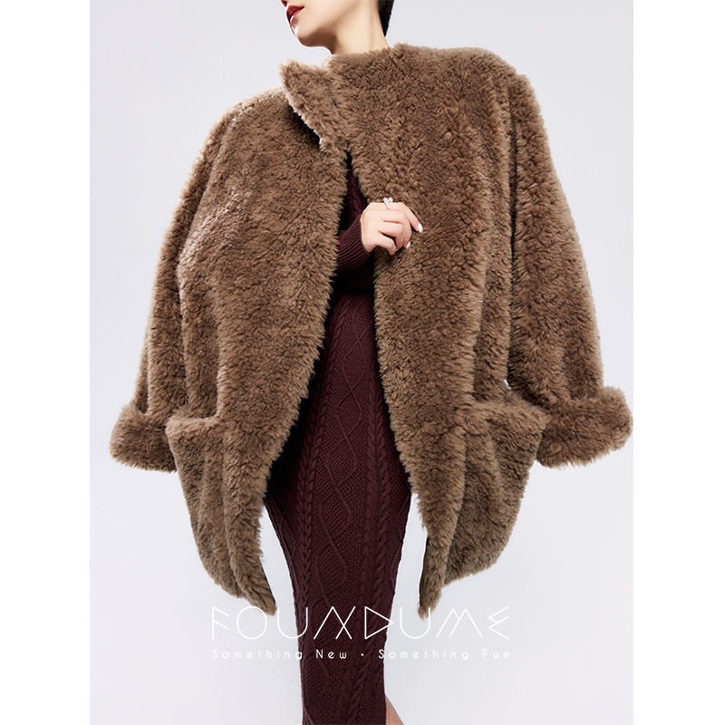 Foundume【11.28 10:00】”Max小泰迪“微卷羊毛大口袋皮草外套