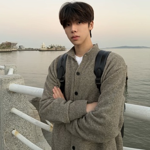 Kid 毛衣半高领580g针织老钱百搭cleanfit The1One开衫