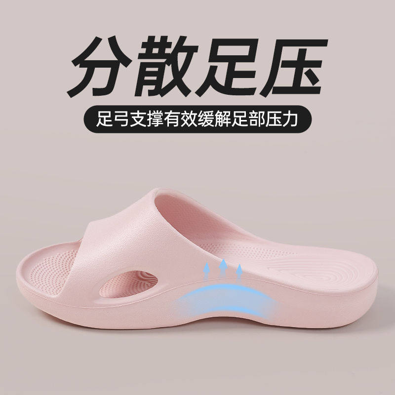 足弓支撑拖鞋女扁平足矫正男按摩室内家用腿型修正静音软底居家用
