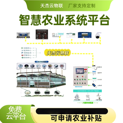 智能温室大棚养殖环境监测管理智慧农业物联网设备远程操控制系统