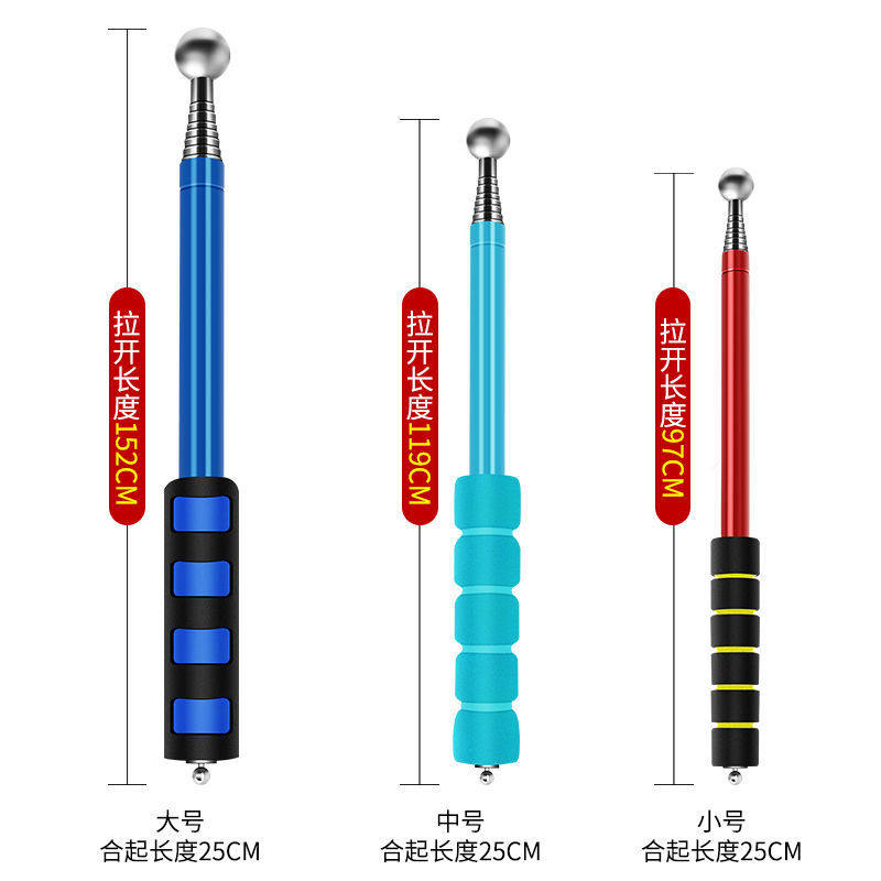 伸缩空鼓锤验房工具敲墙面加厚加粗响鼓棒专业验收杆检测瓷砖锤子