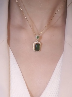 钛钢唇链女不掉色防过敏