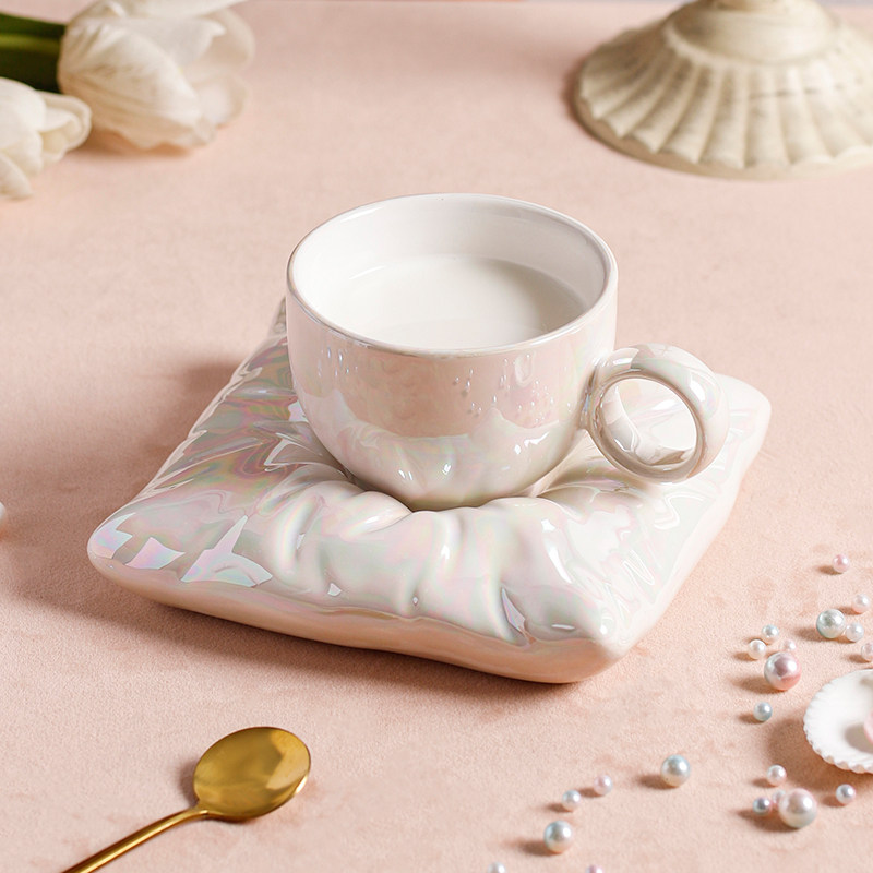 枕頭咖啡杯女套裝高顏值水杯下午茶輕奢陶瓷ins風家用杯高檔男士在類目 餐飲具, 咖啡器具, 咖啡杯中 - 來自Buy2taobao.com提供專業的淘寶代購服務
