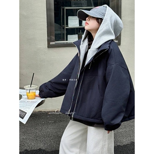 专柜品牌女童冬装外套2025新款中大童洋气时髦加厚夹棉初中生女孩