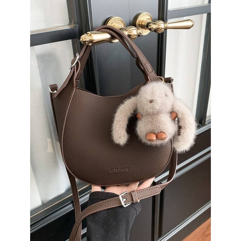 专柜品牌小众质感手提小拎包女2025秋冬新款简约水桶包百搭单肩斜,箱包皮具/热销女包/男包,水桶包,淘宝优惠券,粉丝福利购,淘宝优惠卷