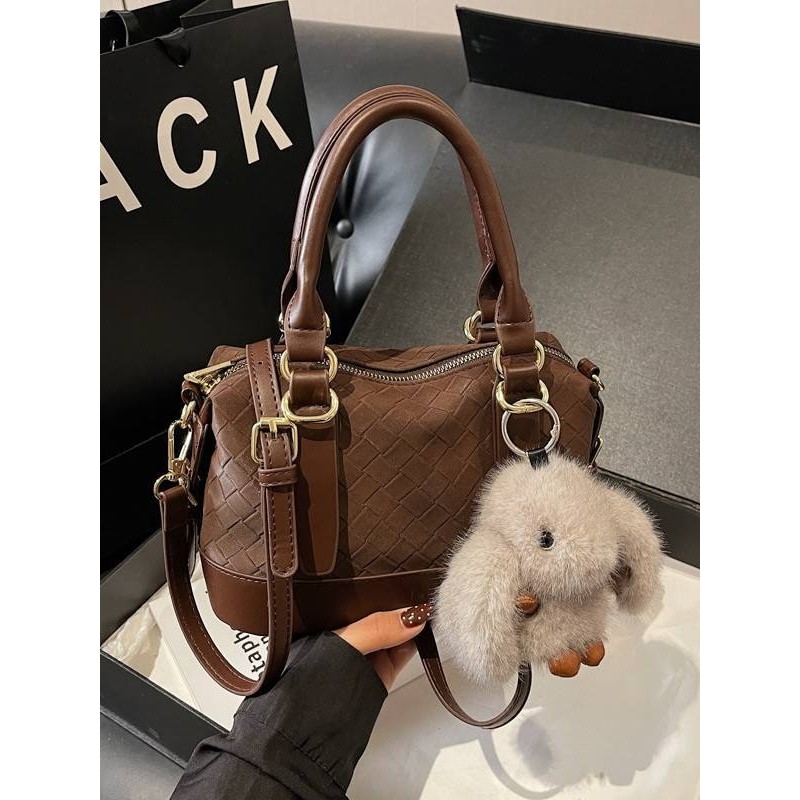 专柜品牌高级感波士顿枕头包包女休闲百搭斜挎包2025秋冬新款女手,箱包皮具/热销女包/男包,托特包,淘宝优惠券,粉丝福利购,淘宝优惠卷