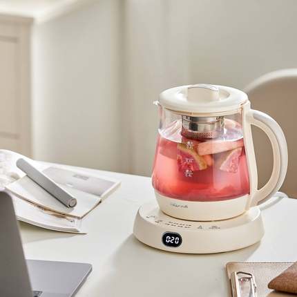 官方正品小熊0.8升迷你养生杯养生壶煮茶器YSH-D08L1办公室家用便