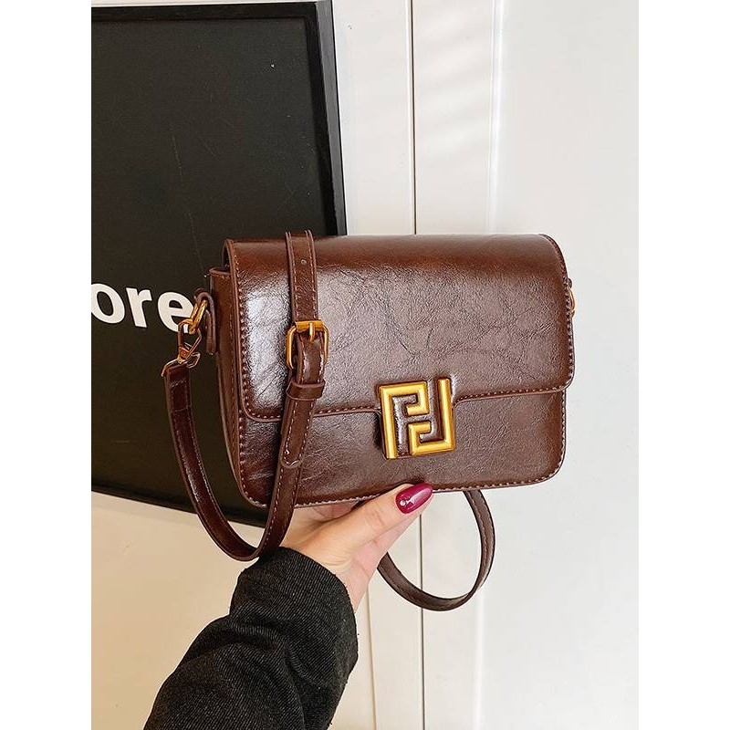 专柜品牌2025秋冬新款潮流复古小方包轻奢百搭单肩斜挎包时尚休闲,箱包皮具/热销女包/男包,小方包,淘宝优惠券,粉丝福利购,淘宝优惠卷