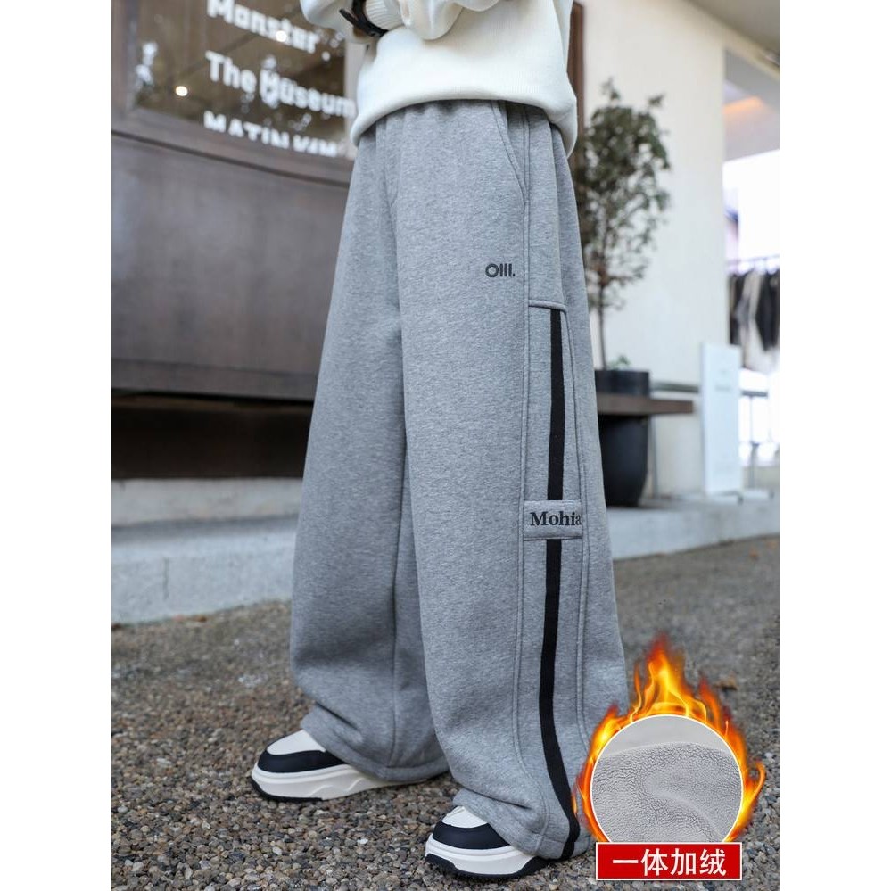 专柜品牌童装男童加绒裤子2025新款中大儿童冬款男孩工装休闲保暖,童装/婴儿装/亲子装,儿童运动裤,淘宝优惠券,粉丝福利购,淘宝优惠卷