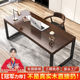 晶耀复古铁艺实木书桌简约电脑桌椅组合写字台办公桌工作大板长桌