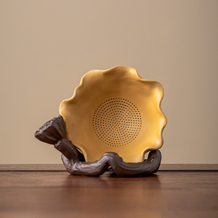 紫砂创意荷莲公道杯茶漏组家用分茶器茶海功夫茶具泡茶器茶道配件