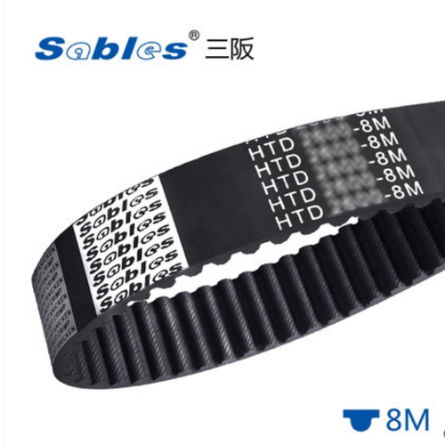 HTD-8M-608-8M同步带 76齿传动皮带Sables三阪  齿形皮带HTD8M608