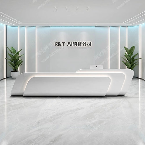 道天家具简约现代烤漆前台收银台