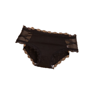 性感蕾丝内裤女士纯棉抗菌裆2023新款纯欲中腰女生式夏季薄款短裤