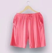 Cotton cotton cotton kích thước lớn quần pyjama quần short thể thao nam mất năm điểm cộng với phân bón cộng với nhà mùa hè. - Quần tây