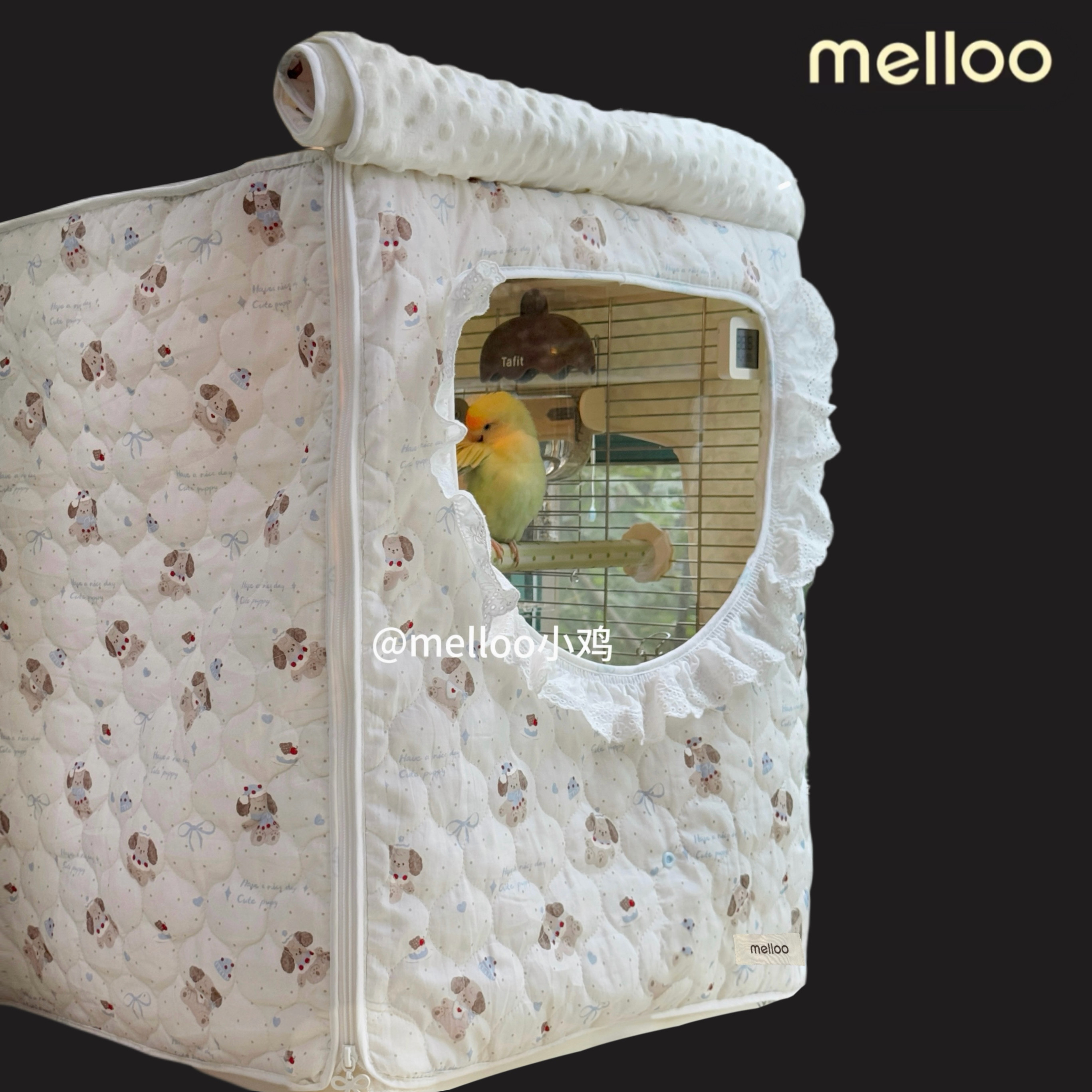 melloo定制鹦鹉笼衣保暖笼罩