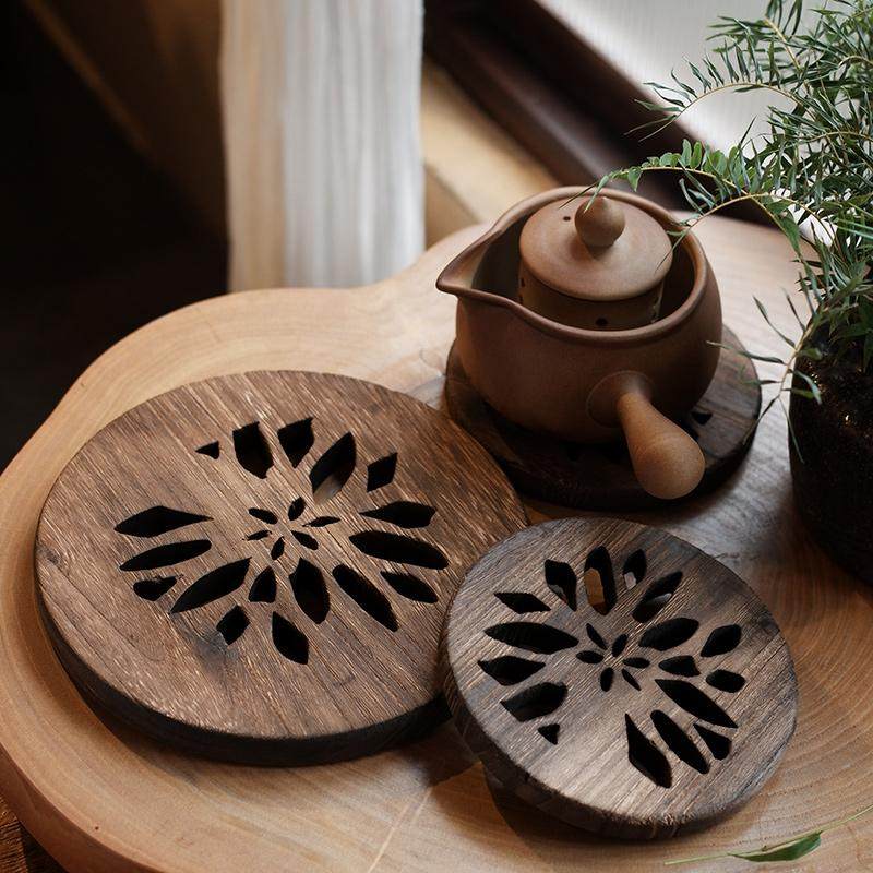 复古碳化做旧实木板烘焙餐桌美食摄影道具实木锅隔热垫家用耐高温,3C数码配件,辅助道具类,淘宝优惠券,粉丝福利购,淘宝优惠卷