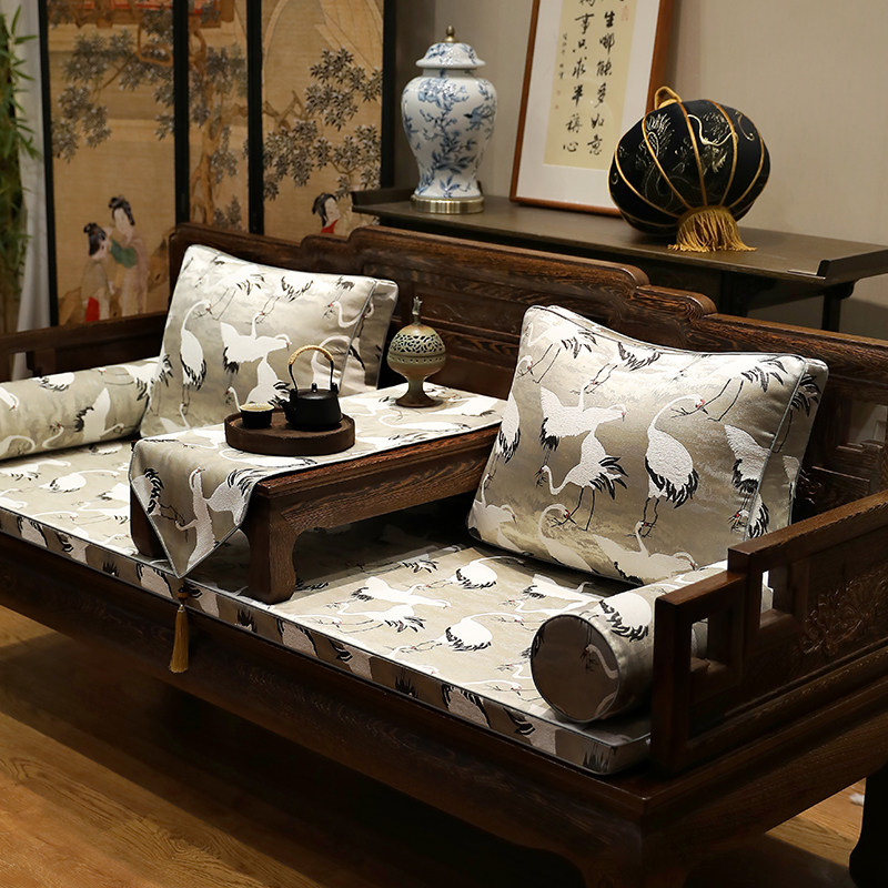 新中式红木沙发坐垫套罩实木家具沙发垫防滑垫子高端定制四季通用,居家布艺,沙发垫,淘宝优惠券,粉丝福利购,淘宝优惠卷