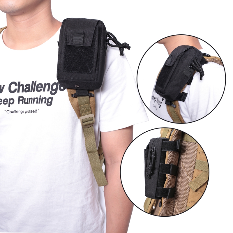 户外背包肩带手机包molle附件包军迷EDC工具袋组合收纳包6.3寸手-封面