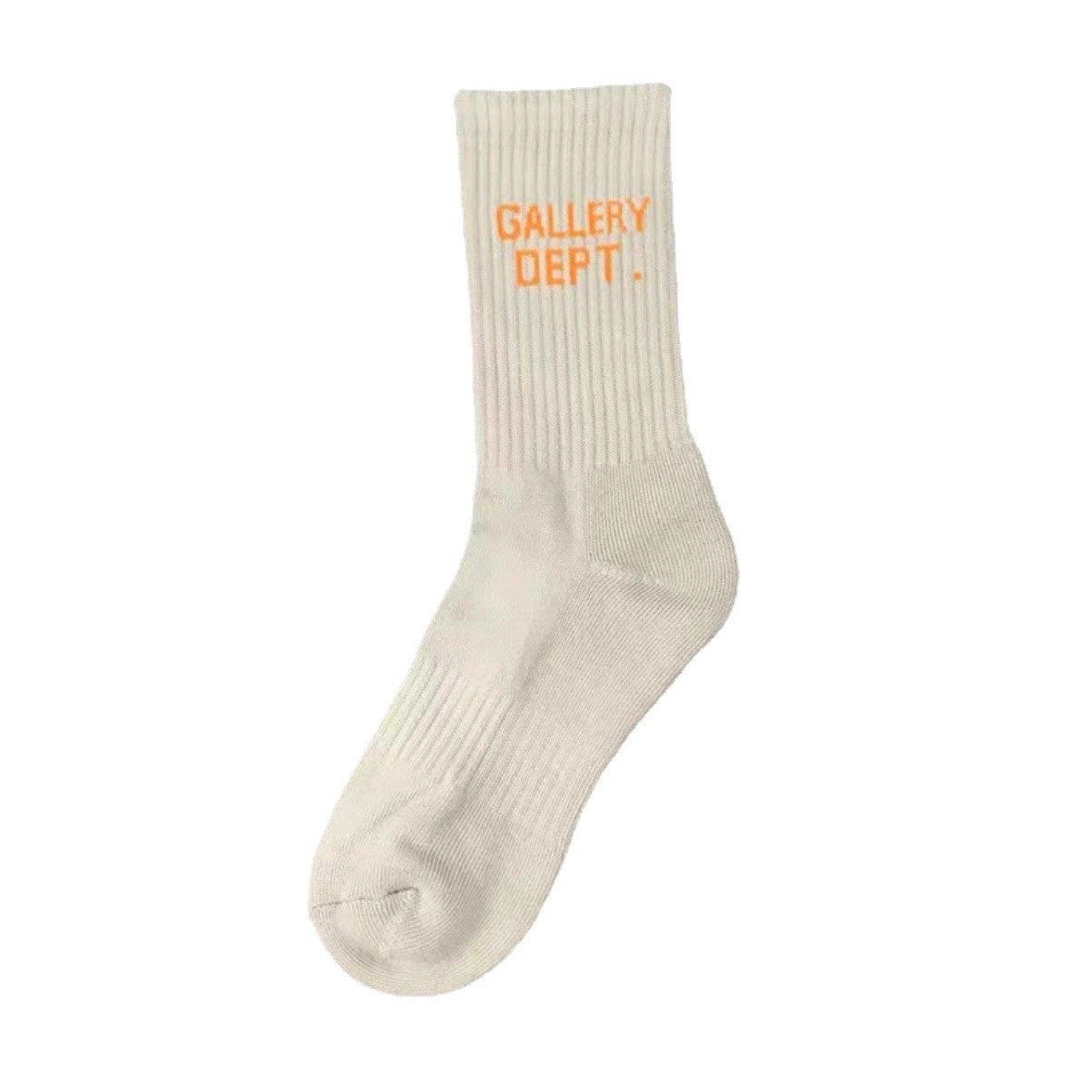 thumbnail for Gallery Dept21 Autumn/Winter Graffiti Letter Street Art Solid Color Cotton Towel Bottom Sports Socks Unisex Trendy