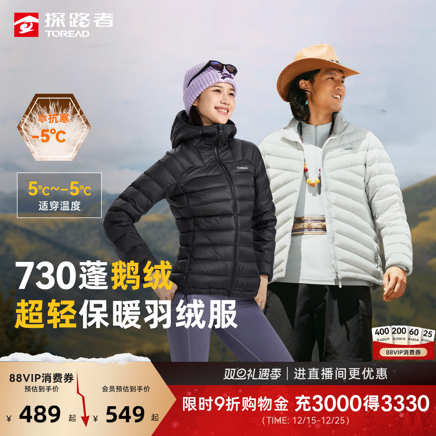 高蓬松鹅绒填充