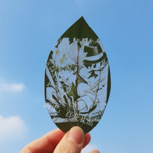 情侣生日礼品 周边闺蜜同学礼物 来图定制动漫叶雕书签挂件 二次元