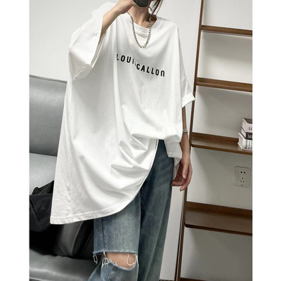 五分短袖港风街头原宿薄超大版棉