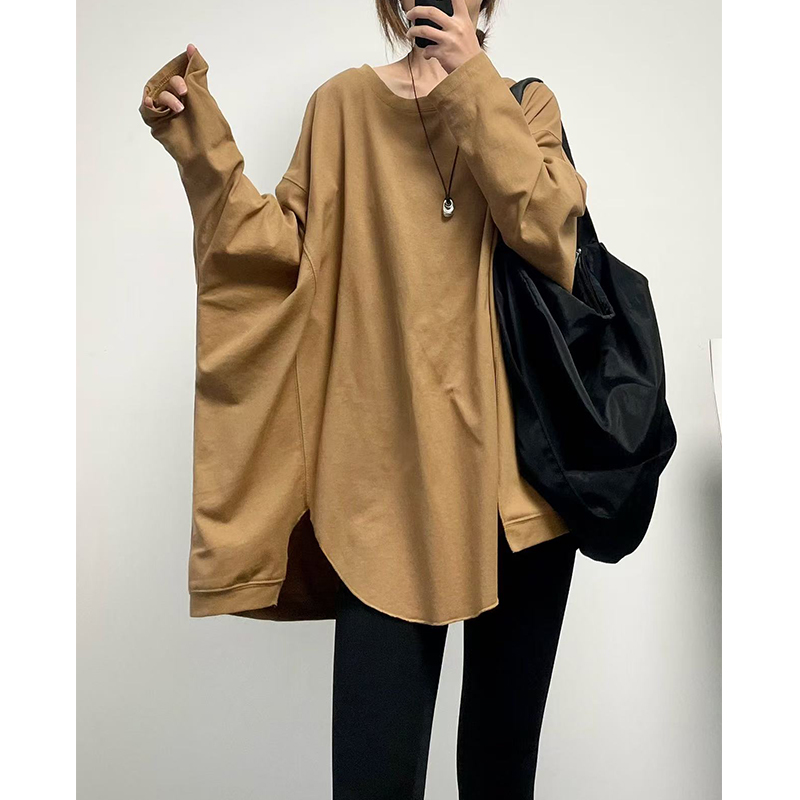 巨舒服好穿廓形大版长T恤