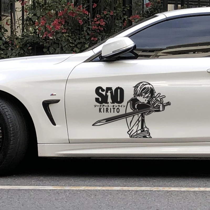 刀剑神域汽车贴纸新番日本动漫车贴车门拉花改装桐老爷亚丝娜像,汽车用品/电子/清洗/改装,汽车装饰贴/反光贴,淘宝优惠券,粉丝福利购,淘宝优惠卷