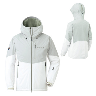 montbell日本蒙贝欧秋冬新品 连帽 户外超轻保暖防水棉服男款