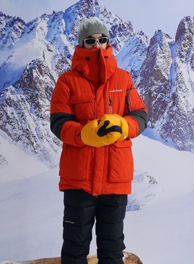 montbell日本户外800蓬防泼水加厚中长款抗寒保暖鹅绒羽绒服男