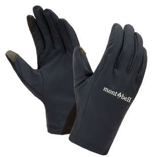 montbell日本2025年秋冬新款户外防风抗寒保暖拉绒徒步手套男女款