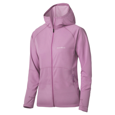 montbell女轻薄连帽外套