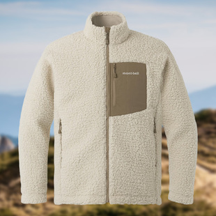 montbell日本2025年秋冬新款 抓绒衣夹克外套 户外运动休闲保暖男款