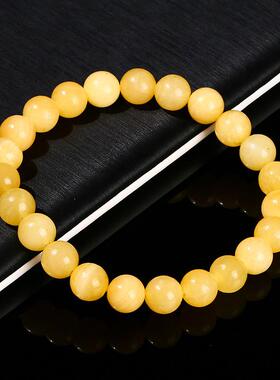 2026晶东珠宝 5A天然米黄玉手链时尚轻奢风小众女生闺蜜礼物手串