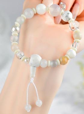 2026十八籽水晶五行多宝手链缺金补金平衡手串男女情侣热销新爆款