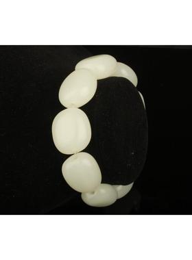 2026新疆和田玉籽料原石手串 籽料手串羊脂白玉原石手串随型手串