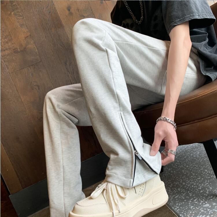 裤脚拉链运动卫裤男女休闲裤611-3K771常规P60加绒P65,男装休闲裤,星座1218（原611-3）