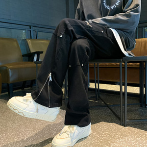 2023春夏1新款高街美式个性vibe男女牛仔裤 611-3 K721 P68图片