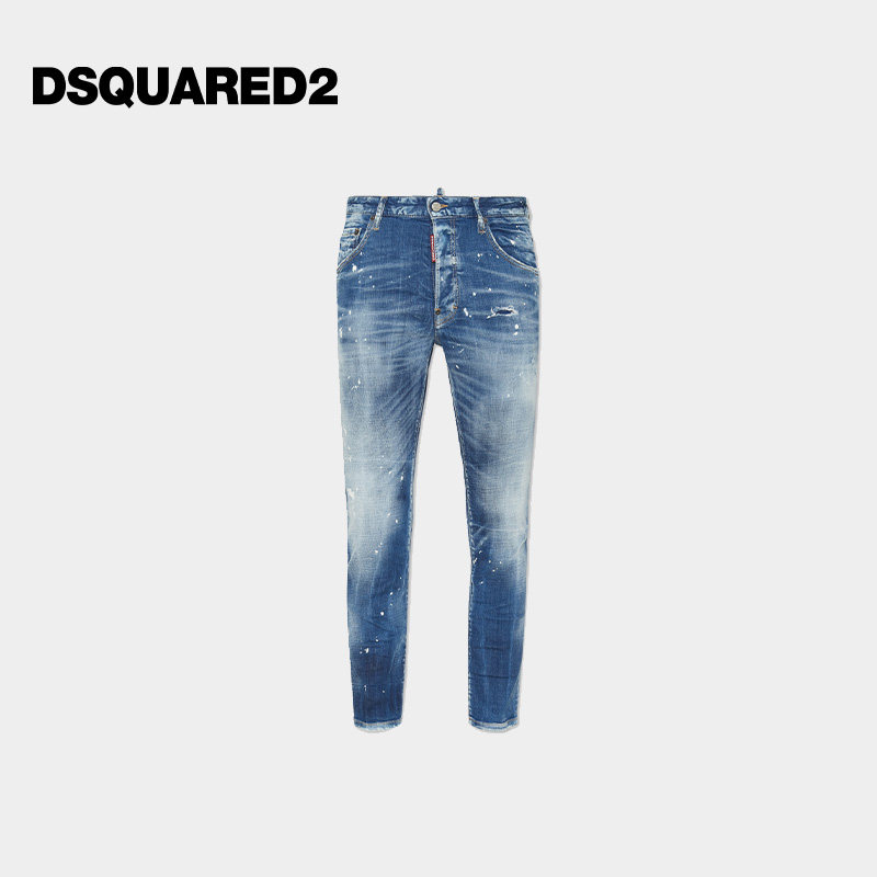 DSQUARED2/D2次方 男士修身牛仔裤Skater图片