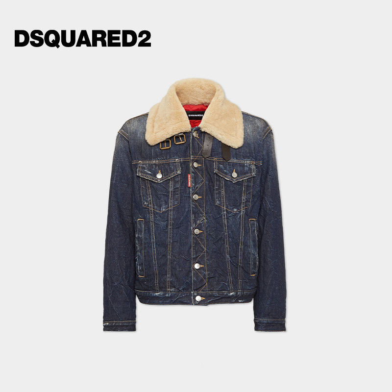 【6折】DSQUARED2/D2次方 男士复古牛仔夹克外套